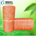 Double Layers F5 Orange Color Pocket Filter Media Roll